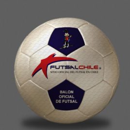 BOLA PERSONALIZADA FUTSAL OFICIAL COSTURADA - CHILE