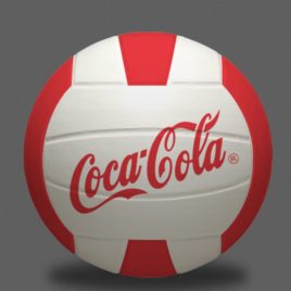 BOLA PERSONALIZADA VOLEI DE QUADRA PRAIA COM COSTURA - COCA-COLA