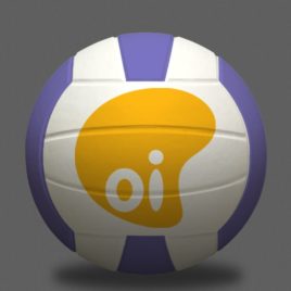 BOLA PERSONALIZADA VOLEI DE QUADRA PRAIA COM COSTURA - OI