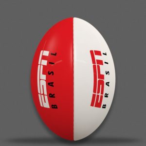 MINI BOLA PERSONALIZADA DE RUGBY - 4 GOMOS