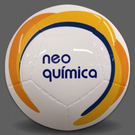 MINIBOLA PERSONALIZADA DE FUTEBOL 12 GOMOS - NEO QUIMICA